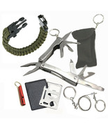 Camping Survival Pocket Multi Tools Kit Outdoor Sports Fishing Hiking Hu... - €14,49 EUR