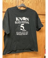 Knob Blues Festival 5th Annual 2004 T-Shirt Black Hanes Comfort XL - $11.88