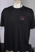 Trump 2024 Embroidered Shirt Mens Sz XL Black - £11.96 GBP