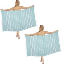 Portable Sand Free Beach Towels - 39 x 72 Super Absorbent Lightweight, 2... - $25.69