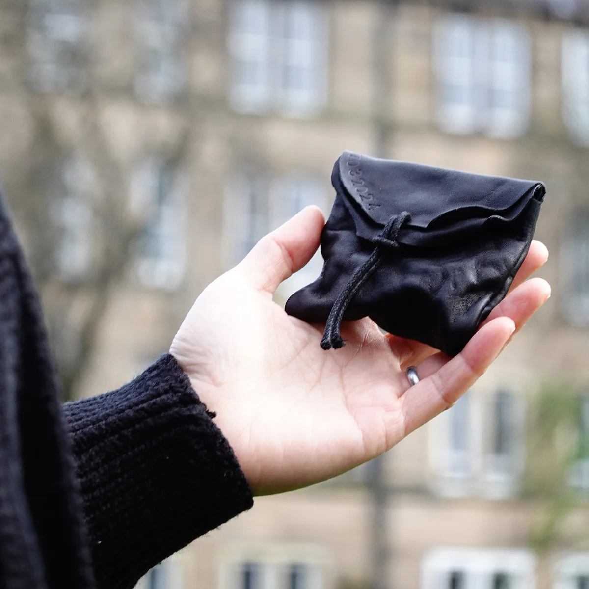 handmade Double-flap Coin Pouch - £45.45 GBP