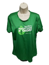 2017 NYRR Poland Spring Marathon Kickoff Run Womens Green XL Jersey - £15.90 GBP