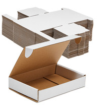 Corrugated Boxes,Cardboard Mailers Folding Lids(6X4X1 In, 50 Pack) - £39.84 GBP