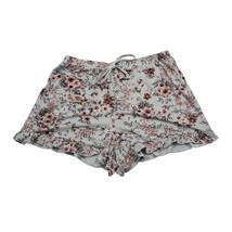 Charming Charlie Shorts Women M Multicolor Boho High Rise Floral Drawstring - £14.45 GBP