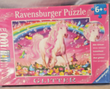 Ravensburger Jigsaw Puzzle Glitter Unicorn Rainbow Michael Searle 100 pc... - £11.70 GBP