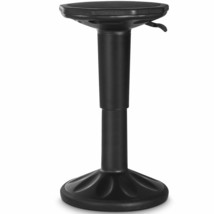 Wobble Chair Height Adjustable Active Learning Stool Sitting Home Office Black - £94.60 GBP
