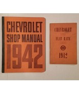 1942 Chevrolet Shop Manual and 1942 Flat Rate Manual Original Near Mint - $48.00