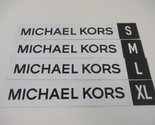 Michael Kors Magnetic Size Display S M L XL Black &amp; White Retail Store Sign - $24.00