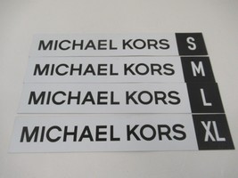 Michael Kors Magnetic Size Display S M L XL Black &amp; White Retail Store Sign - £18.97 GBP