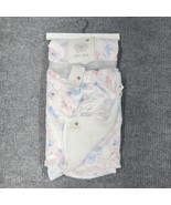 Love Bug Cozy Baby Blanket White Floral Reversible Sherpa Fleece Soft 30... - $27.55