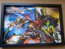 Open Road Brands Guardians Of The Galaxy Hologram Holographic Framed Art 19&quot;x13&quot; - £8.99 GBP