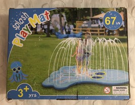 Sprinkler for Kids Splash Pad Baby Pool Octopus Design 67’’ - £23.05 GBP
