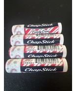 (4) ChapStick New Limited Edition Candy Cane Seasonal 0.15 Oz/4g - $367.38 MXN
