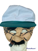 Zagone Studios Snapback Hat Cap Mask Combo Smoking Cigar Golf Latex hair eyebrow - £39.74 GBP