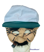 Zagone Studios Snapback Hat Cap Mask Combo Smoking Cigar Golf Latex hair... - $49.45
