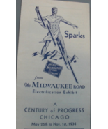Brochure--Sparks from the Milwaukee Road Electrification Exhibit, A Cent... - $25.00