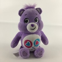 Care Bears Share Bear 10&quot; Plush Bean Bag Stuffed Animal Toy Purple TCFC ... - $23.71