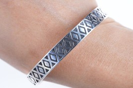 7.25&quot; Southwestern style sterling cuff bracelet - $69.30