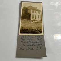 Antique Photo Lufkin Texas Before 1928 Old Leach Hotel - $7.29