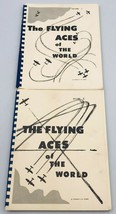 Signed 1963 Thomas SM Clarke The Flying Aces of the World Vol 1 &amp; 2 - 2 Book Lot - £44.16 GBP