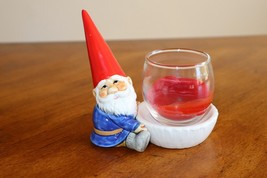 Vintage Gnome Unieboek 1979 Votive Candle Holder Trinket Dish Spirit For... - $29.95