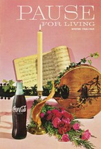 Pause for Living Winter 1968 1969 Vintage Coca Cola Booklet Christmas Pa... - $9.89