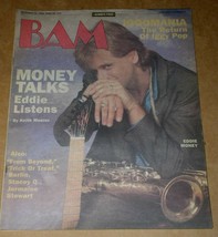 Eddie Money BAM Magazine Vintage 1986 - £23.48 GBP