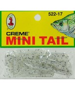 Creme 1.5&quot; Mini Tail Lure, Salt &amp; Pepper | 522-17 | 10 Pack - $130.40 MXN