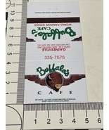 Matchbook Covers Buffalo’s Cafe World Famous Wings Gainesville, FL 30 Lo... - $12.38