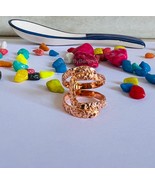 Thin Braided copper ring, simple dainty elegant wedding band ring, 7th a... - €39,80 EUR