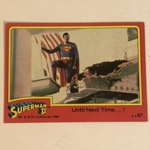 Superman II 2 Trading Card #87 Christopher Reeve - £1.57 GBP