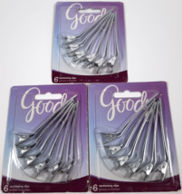 Goody Aluminum Silver Sectioning Hair Clips 03697   Lot of 3 - Total of 18 Clips - £8.75 GBP