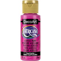 DecoArt Americana Acrylic Paint 2oz - Royal Fuchsia - Semi-Opaque - £13.46 GBP