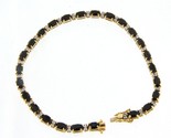 Onyx Women&#39;s Bracelet 14kt Yellow Gold 318448 - £392.09 GBP