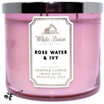 Bath &amp; Body Works Rosewater &amp; Ivy Scented 3 Wick Jar Candle  - $497.68 MXN