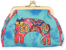 Laurel Burch Boho Whisker Coin Purse One Size Multi - £15.28 GBP