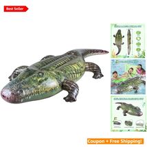 Realistic Inflatable Alligator Float: Perfect for Kids' Birthday and Hal... - $92.02