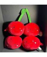 Two Sets of Plush Cherries Hug Me Valentines [Item 805] - £6.07 GBP