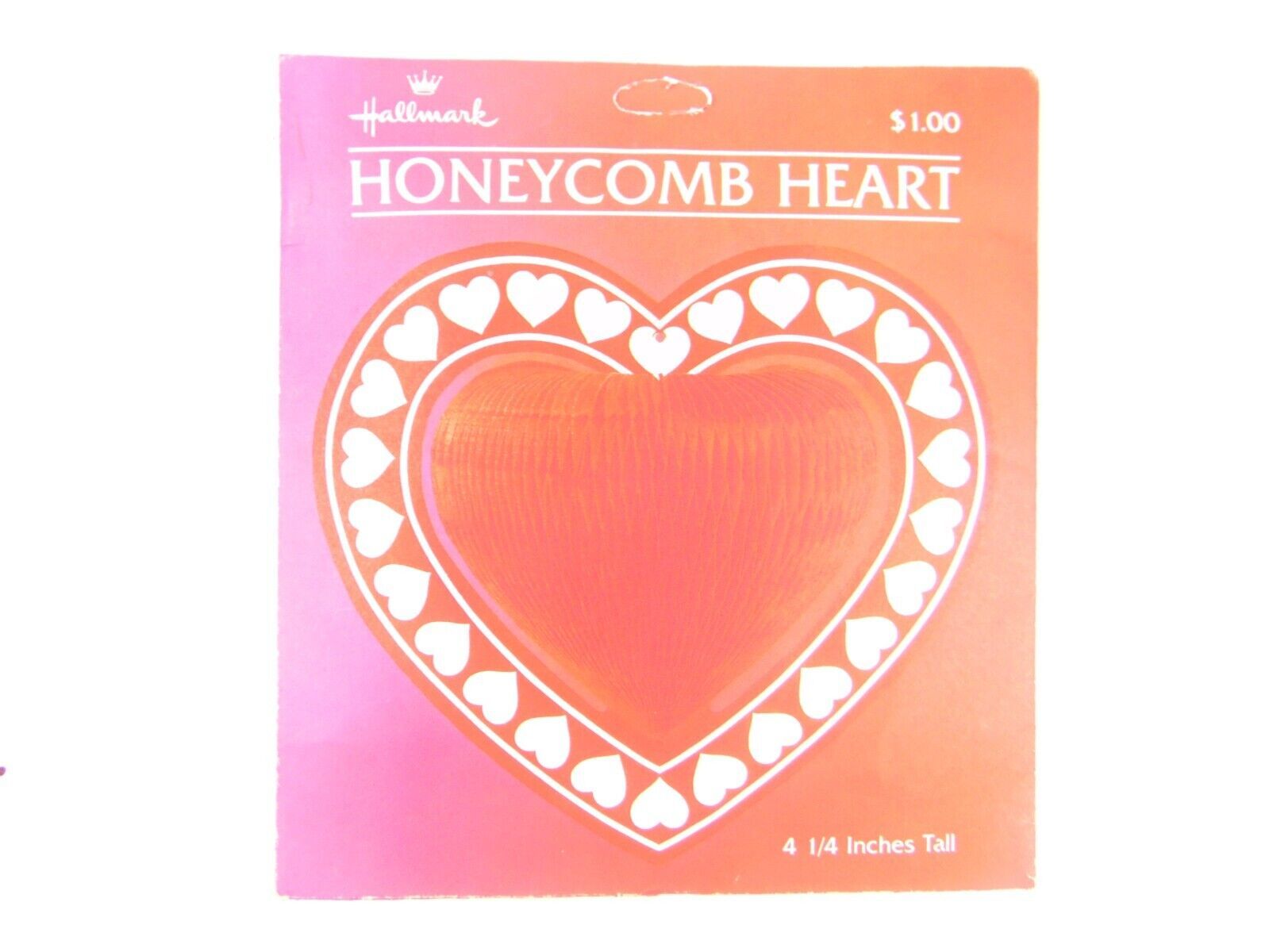 Vintage Hallmark Honeycomb Heart 1981 - $14.85