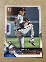 2018 Bowman Max Fried Rookie #90 Atlanta Braves Rc - £4.38 GBP