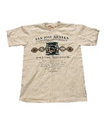 Vintage 90&#39;s Nutmeg Mills San Jose Sharks NHL Single Stitch T-Shirt Gray... - $48.00 CAD