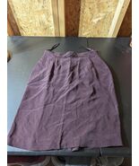 Katherine Kelly size 8 mahogany silk skirt with acetate lining - $21.65 CAD