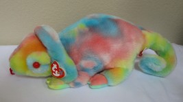 Ty Beanie Buddy Rainbow The Chameleon 14&quot; NEW - £11.66 GBP