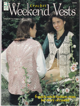 House of White Birches Crochet Weekend Vests Pattern Leaflet Cowboy Vest... - $3.96