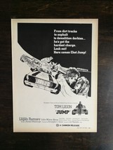 Vintage 1971 Jump Starring Tom Ligon Full Page Original Movie Poster Ad 324 - $6.92