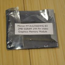 NOS Micron MT2LG25664HG-83 2MB 144 Pin 100MHz SGRAM Video Memory - $24.99