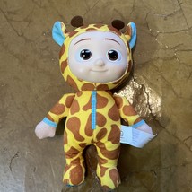 Cocomelon JJ Giraffe 8&quot; Spotted Plush Doll Soft Toy - $5.70
