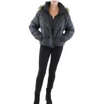 The North Face Women S Black Fur Trim Puffer Short Jacket RETAG BB41 - £96.33 GBP