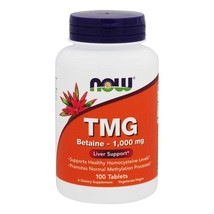 NOW Foods TMG (Trimethylglycine) 1000, 100 Tablets - $16.39