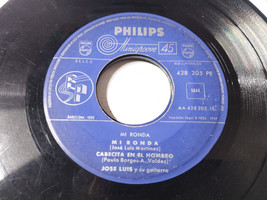 JOSE Luis Y Su Guitare Mi Ronda 1959 LP vinile 7 &quot; Solo el Single sin Ch... - $139.94 MXN